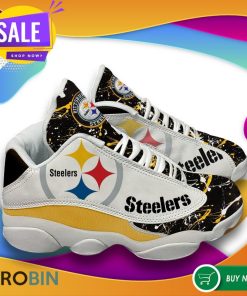 Pittsburgh Steelers Football Team Air Jordan 13 Sneakers