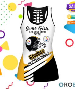 Pittsburgh Steelers In Souls Some Girls Hollow Tanktop & Legging Set