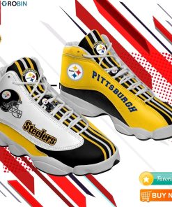 Pittsburgh Steelers Team Sneakers American Football Jordan 13 Shoes