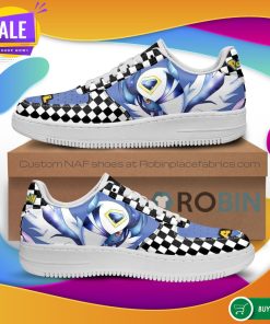 Poke Absol Air Force Sneakers Checkerboard Custom Pokemon NAF Shoes