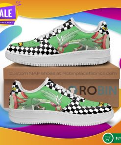 Poke Flygon Air Force Sneakers Checkerboard Custom Pokemon NAF Shoes