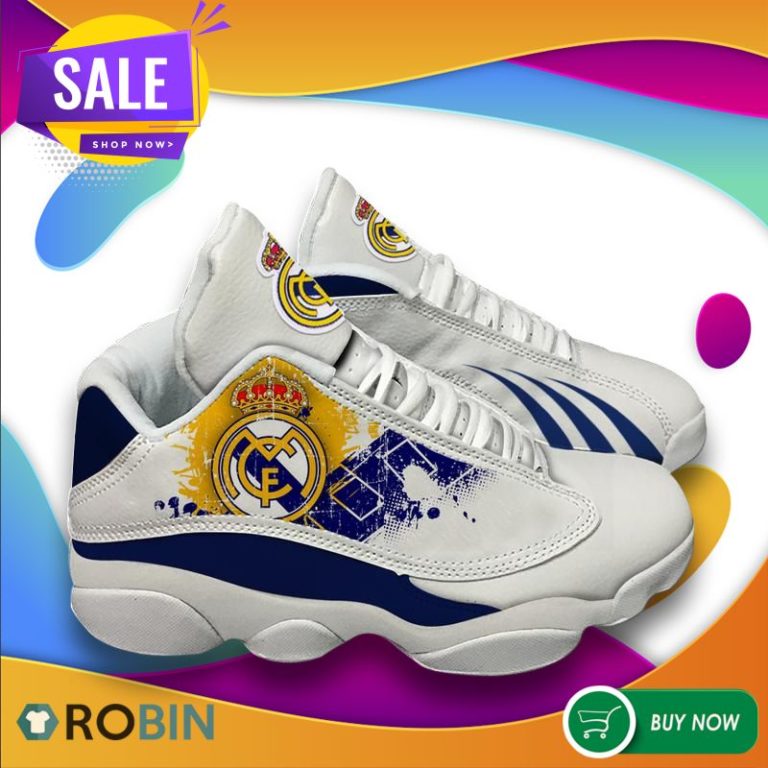 Real Madrid Football Team Air Jordan 13 Sneakers