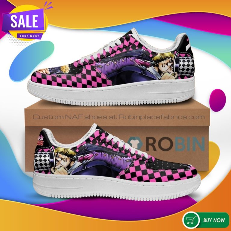 Robert E. O. Speedwagon Air Force Sneakers JoJo Anime NAF Shoes