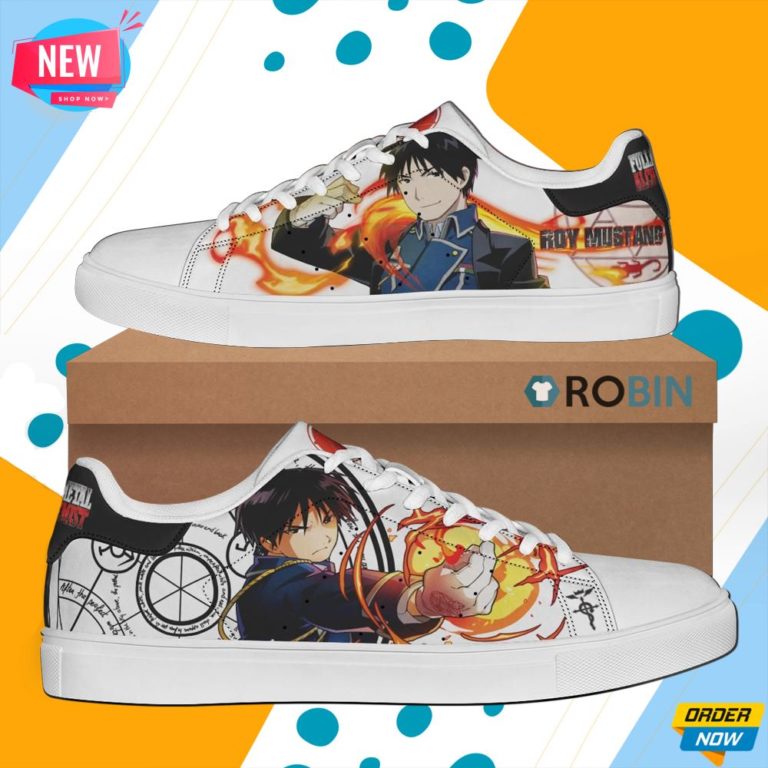 Roy Mustang Skate Shoes Fullmetal Alchemist Stan Smith Shoes