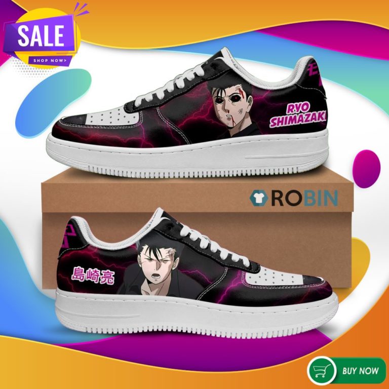 Ryo Shimazaki Air Force Shoes Mob Pyscho 100 Anime Sneakers