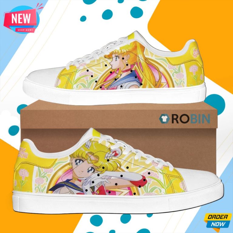 Sailor Moon Skate Shoes Sailor Moon Anime Custom Sneaker