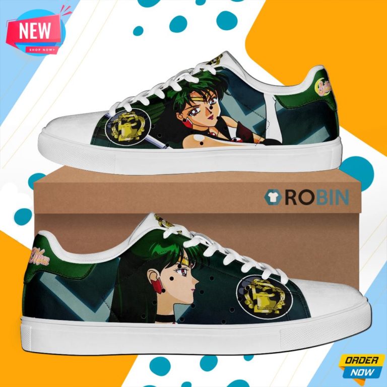 Sailor Pluto Skate Shoes Sailor Moon Anime Custom Sneaker