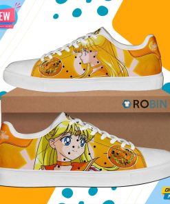 Sailor Venus Skate Shoes Sailor Moon Anime Custom Sneaker