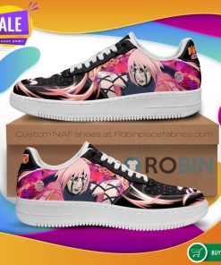 Sakura Haruno Air Force Sneakers Custom Naruto Anime NAF Shoes Leather