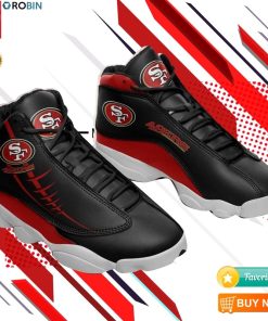 San Francisco 49ers Football Team Sneakers Jordan 13 Shoes