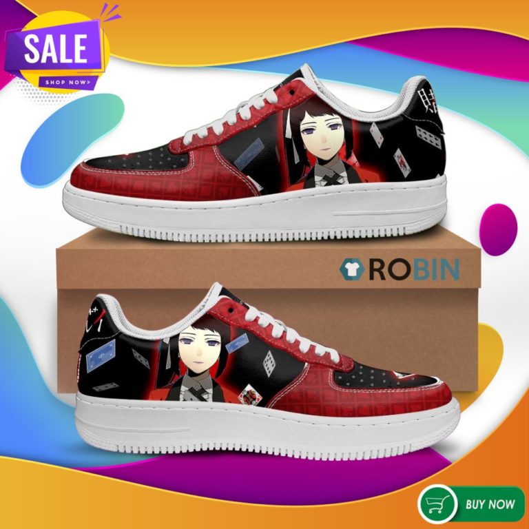 Sayaka Igarashi Air Force Sneakers Kakegurui Anime Custom NAF Shoes