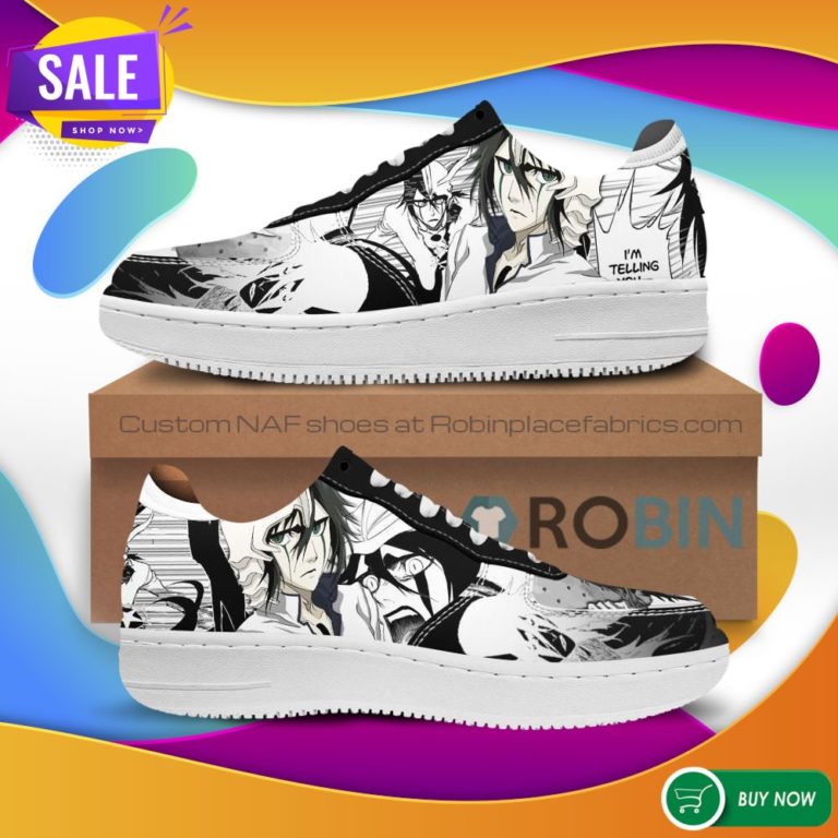 Schiffer Ulquiorra Air Force Sneakers Bleach Anime NAF Shoes