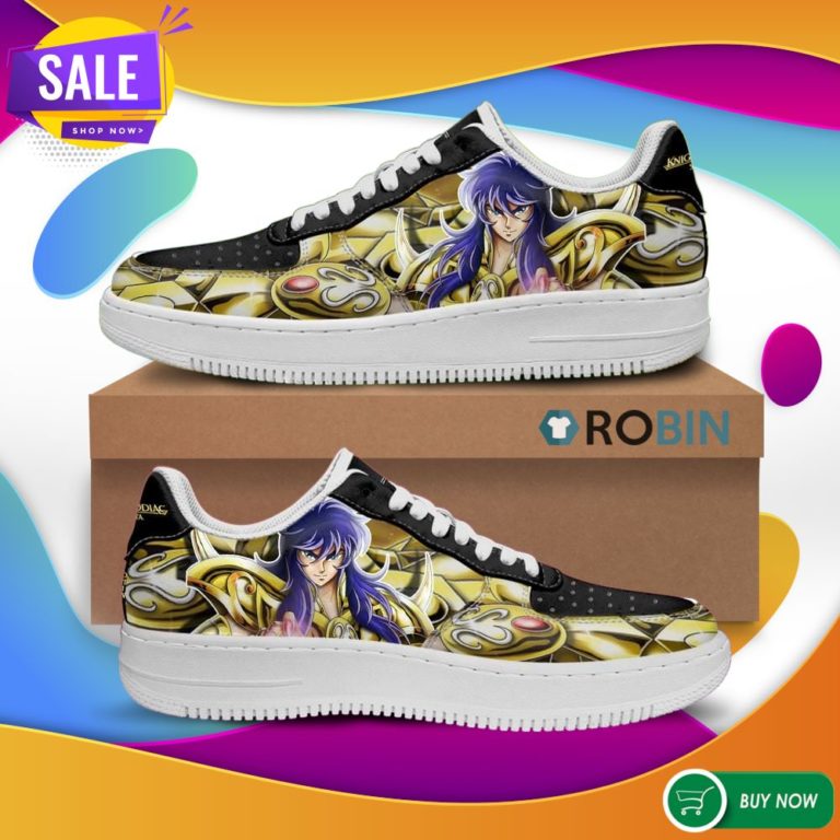 Scorpio Milo Air Force Sneakers Uniform Saint Seiya Anime Custom NAF Shoes