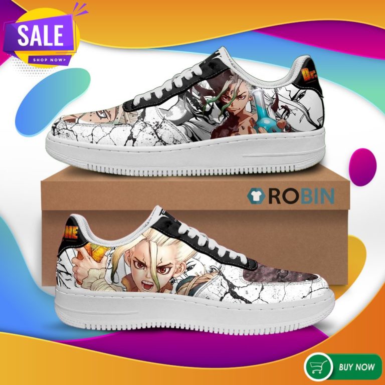 Senku Ishigami Air Force Shoes Dr Stone Anime Sneakers