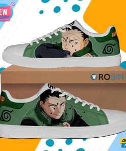 Shikamaru Nara Skate Shoes Naruto Anime Custom Sneaker