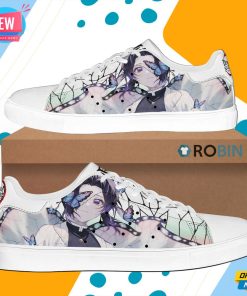 Shinobu Kucho Skate Shoes Demon Slayer Anime Custom Sneaker Shinobu Kucho Skate Shoes Demon Slayer Anime Custom Sneaker
