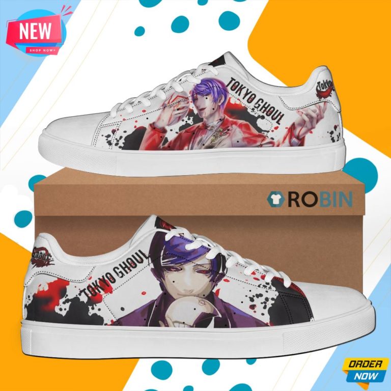Shuu Tsukiyama Skate Shoes Tokyo Ghoul Stan Smith Shoes
