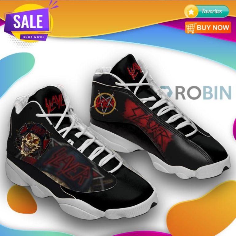 Slayer Band Shoes Air Jordan 13 Shoes