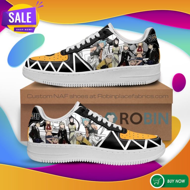 Soul Eater Air Force Sneakers Characters Anime NAF Shoes
