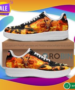 Tailed Beast Kurama Air Force Sneakers Custom Naruto Anime NAF Shoes Leather