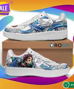 Tanjiro Water Breathing Air Force Shoes Demon Slayer Anime Sneakers
