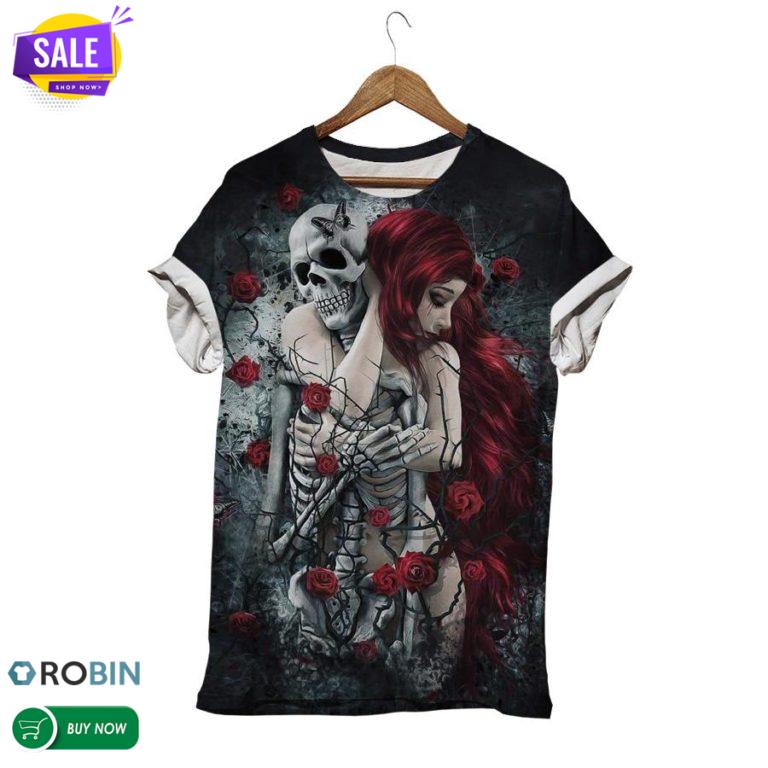 In Love With The Dead  3D All Over Print T-Shirt