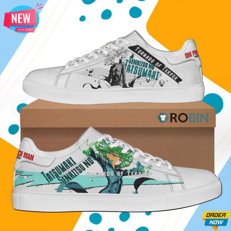 Tatsumaki Skate Shoes One Punch Man Stan Smith Shoes