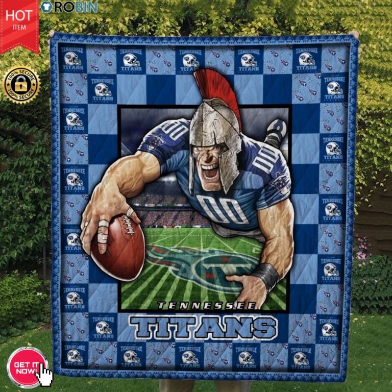 Tennessee Titans Football Quilt Blanket