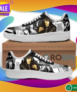 Teru Mikami Air Force Sneakers Death Note Anime NAF Shoes Teru Mikami Air Force Sneakers Death Note Anime NAF Shoes
