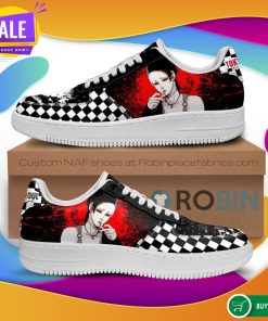 Tokyo Ghoul Uta Air Force Sneakers Custom Checkerboard NAF Shoes Anime Leather