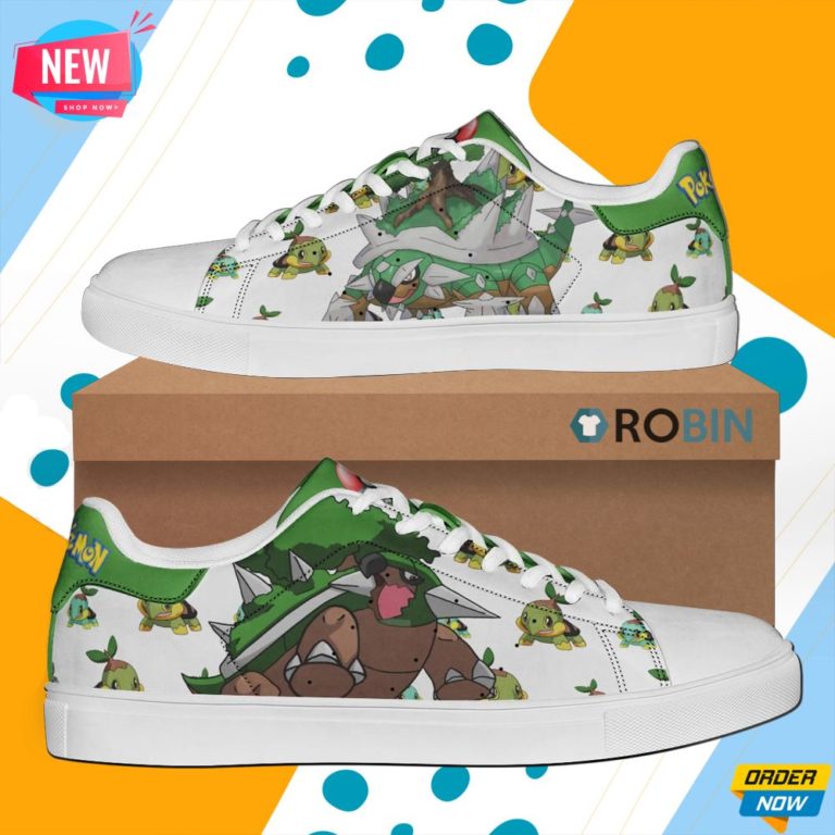 Torterra Skate Shoes Pokemon Stan Smith Shoes