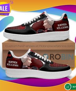 Trigun NAF Shoes Knives Millions Air Force Sneakers Anime NAF Shoes