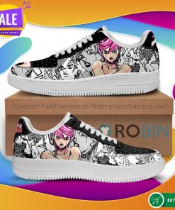 Trish Una Air Force Sneakers Manga Style JoJo’s Anime NAF Shoes