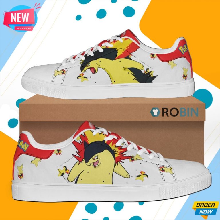 Typhlosion Skate Shoes Pokemon Stan Smith Shoes