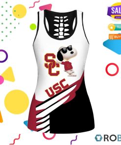 USC Trojans Snoopy Hollow Tanktop & Legging Set USC Trojans Snoopy Hollow Tanktop & Legging Set