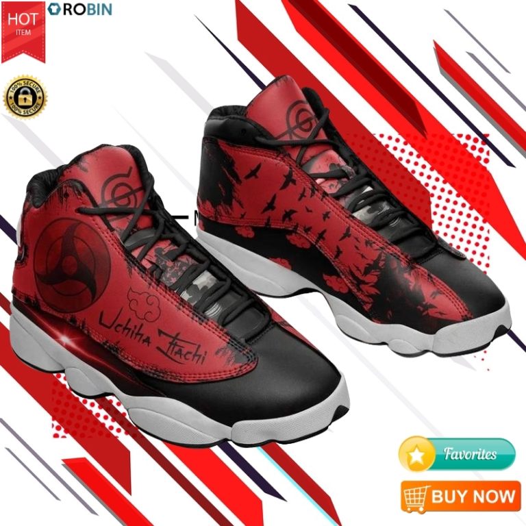 Uchiha Itachi Naruto Sneakers Jordan 13 Shoes