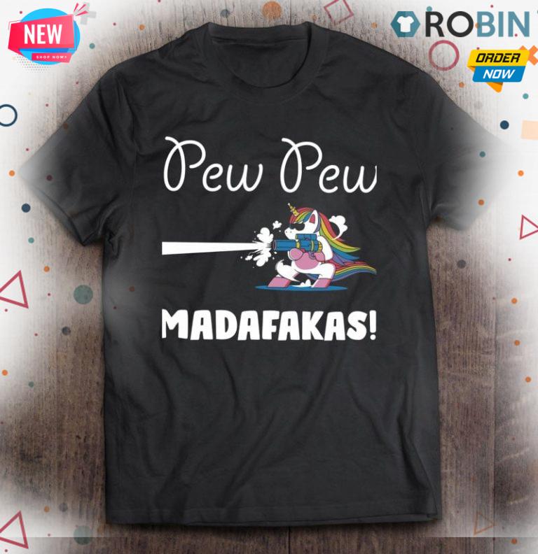 Unicorn Lgbt Pew Pew Madafakas T Shirt