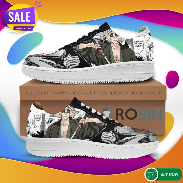 Urahara Kisuke Air Force Sneakers Bleach Anime NAF Shoes