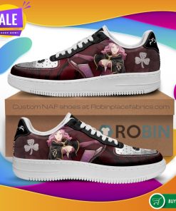 Vanessa Enoteca Air Force Sneakers Black Bull Knight Black Clover Anime NAF Shoes