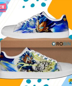 Vegeta Blue Skate Shoes Dragon Ball Anime Custom Sneaker