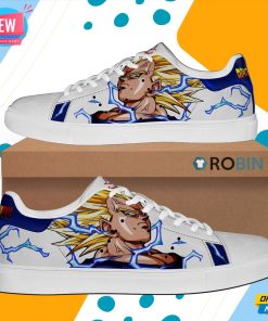 Vegeta Super Saiyan Skate Shoes Dragon Ball Anime Custom Sneaker