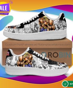 Wamuu Air Force Sneakers Manga Style JoJo’s Anime NAF Shoes