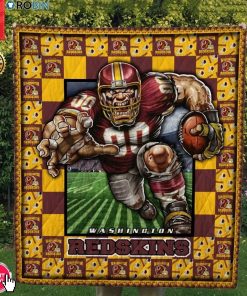 Washington Redskins Football Quilt Blanket Washington Redskins Football Quilt Blanket