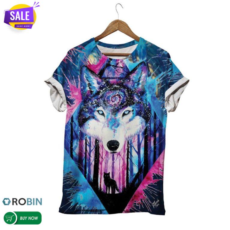 Mysterious Dog  3D All Over Print T-Shirt