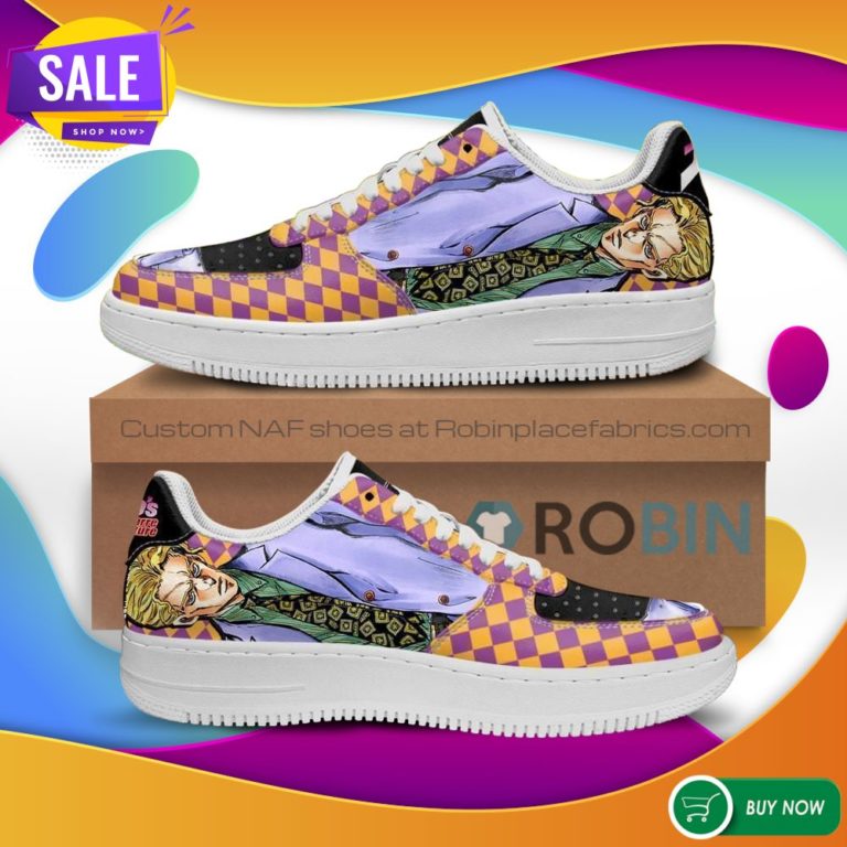 Yoshikage Kira Air Force Sneakers JoJo Anime NAF Shoes