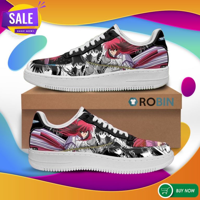 Youko Kurama Air Force Sneakers Yu Yu Hakusho Anime Manga Shoes