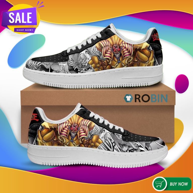 Yugioh Air Force Shoes Exodia the Forbidden One Main Card  Anime NAF Shoes