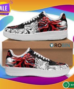 Yugioh Shoes Slifer The Sky Dragon Air Force Sneakers Yu Gi Oh Anime Custom NAF Shoes