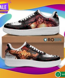 Yujiro Hanma Air Force Sneakers Baki Custom Anime Custom NAF Shoes