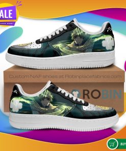 Yuno Air Force Sneakers Golden Dawn Magic Knight Black Clover Anime NAF Shoes